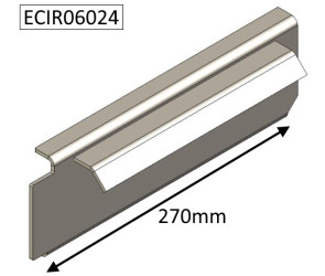 ECIR06024 Parkray Left Side Plate  |  Aspect 6 (NON Eco)